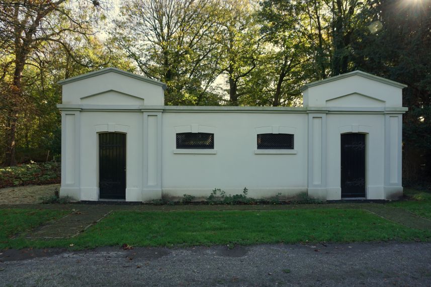 baarhuisje  van de oude begraafplaats Spanjaardslaan Leeuwarden, 