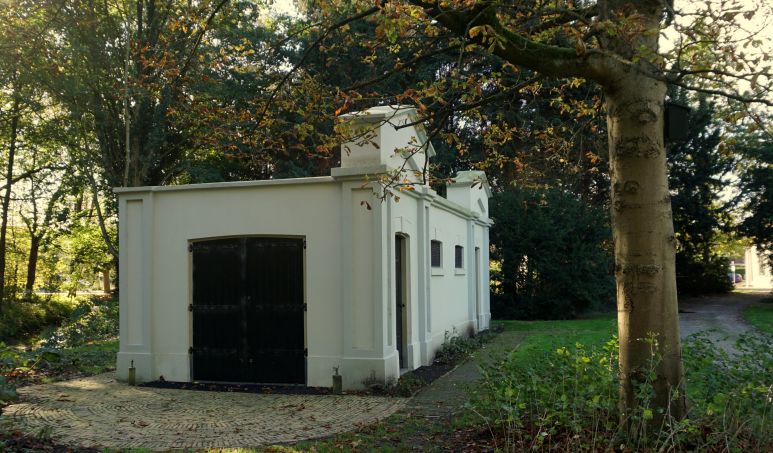 baarhuisje van de oude begraafplaats Spanjaardslaan Leeuwarden, 