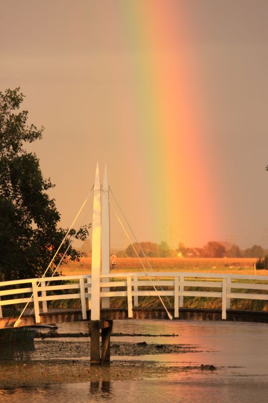 regenboog in Oudehaske